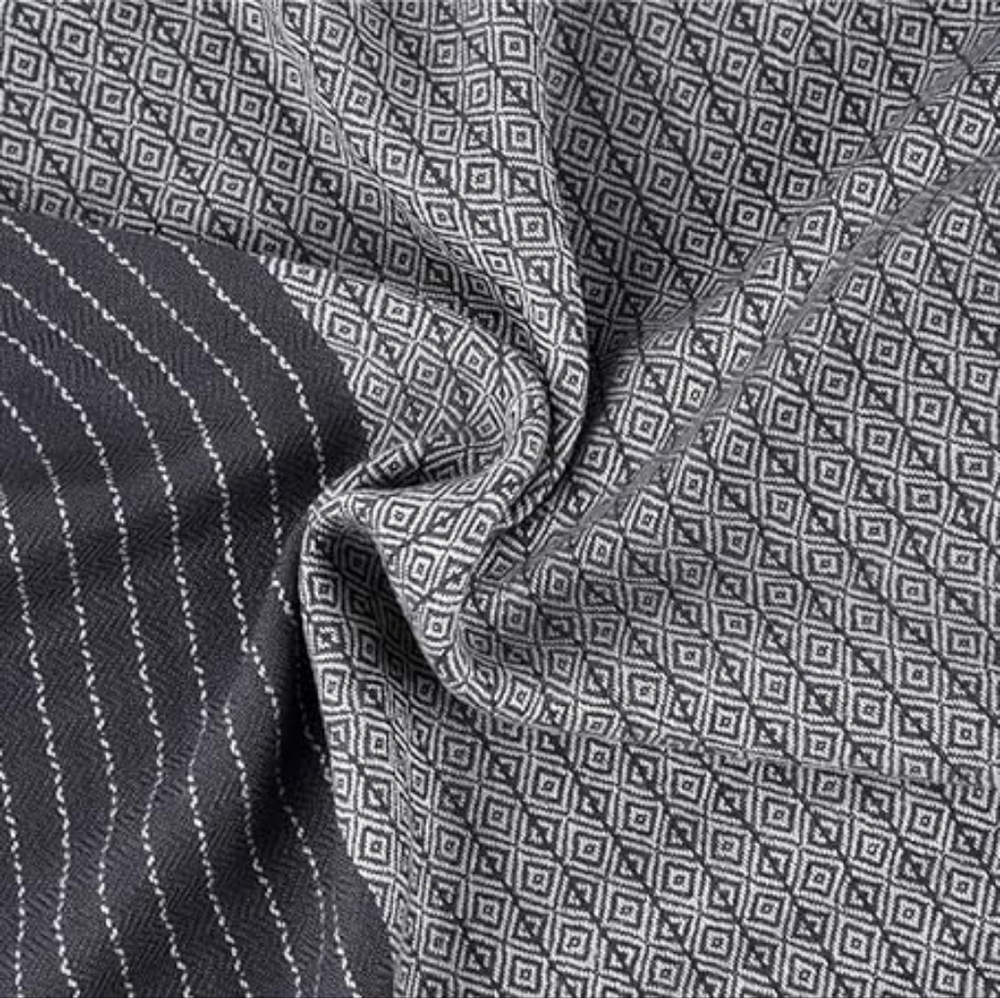 COPY - Runtlly Men's Winter Cashmere Scarf Stripes Warm Soft Scarves with Tassel - Picture 5 of 9